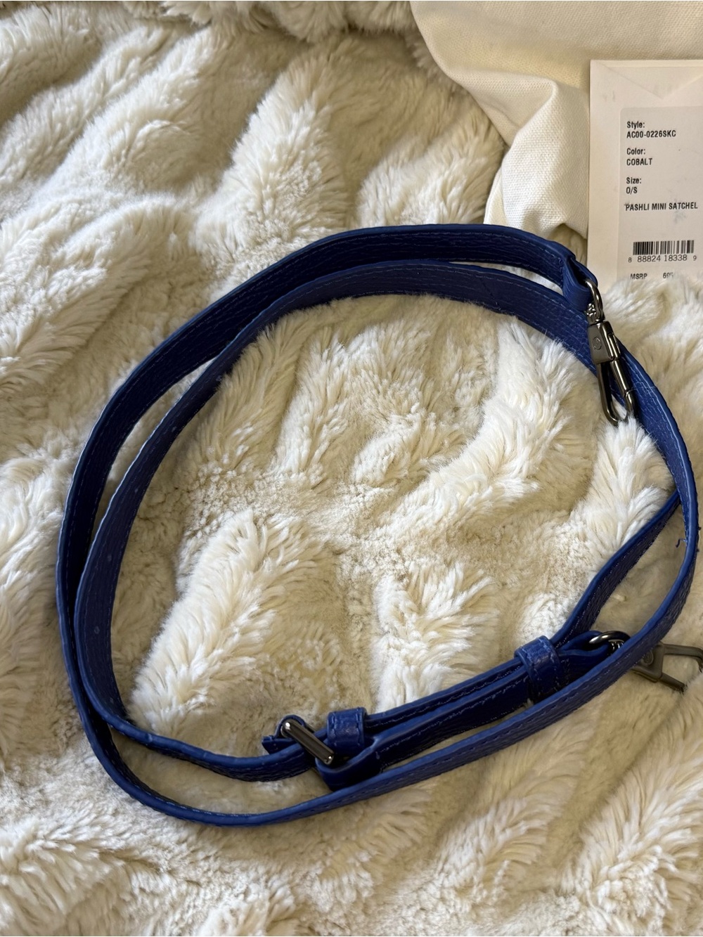 3.1 Phillip Lim Electric Blue Leather Satchel - Picture 9 of 9